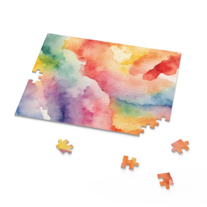 Rainbow Watercolor Puzzle (120, 252, 500-Piece)