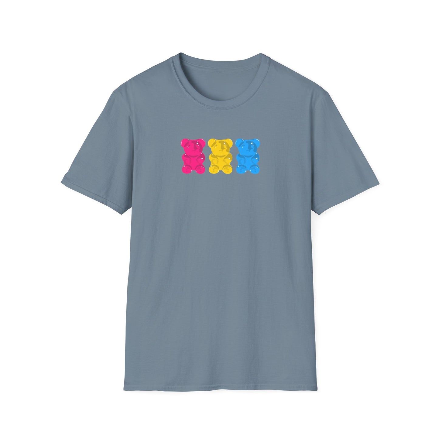 Pansexual Pride Gummy Bears Unisex Softstyle T-Shirt