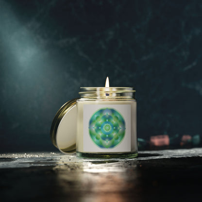Dreamy Mandala Scented Candles, Coconut Apricot Wax (4oz, 9oz)