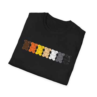 Bear Pride Gummy Bears Unisex Softstyle T-Shirt