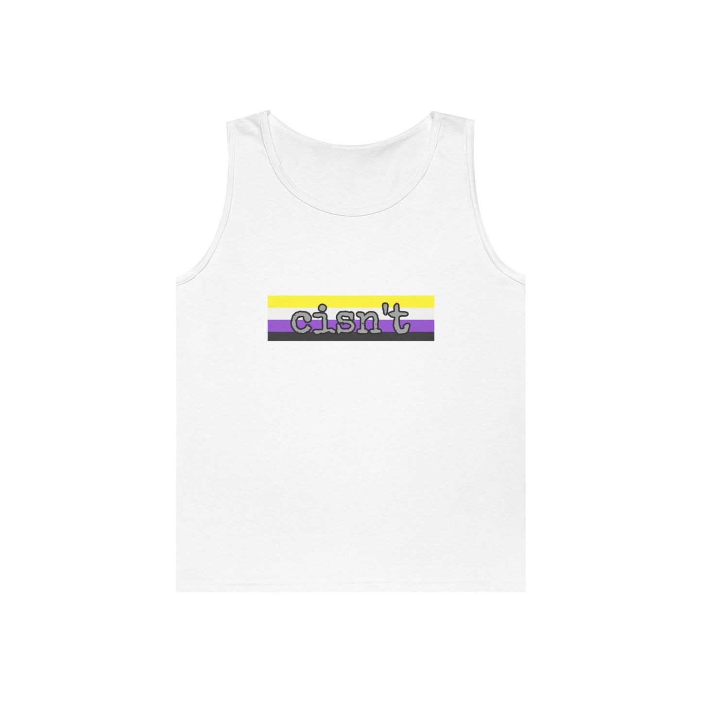Cisn't Unisex Heavy Cotton Tank Top