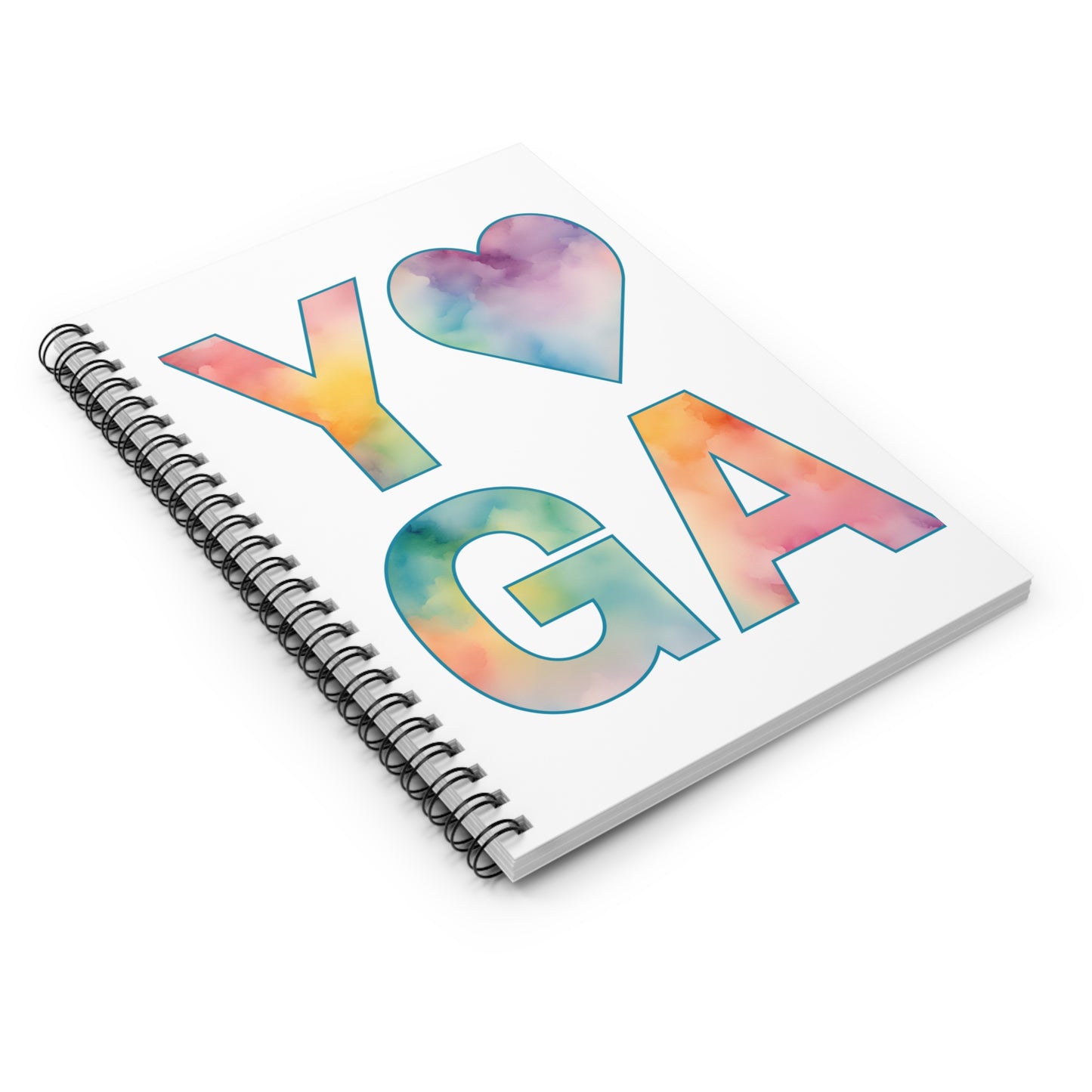 Yoga Spiral Notebook - Ruled Line