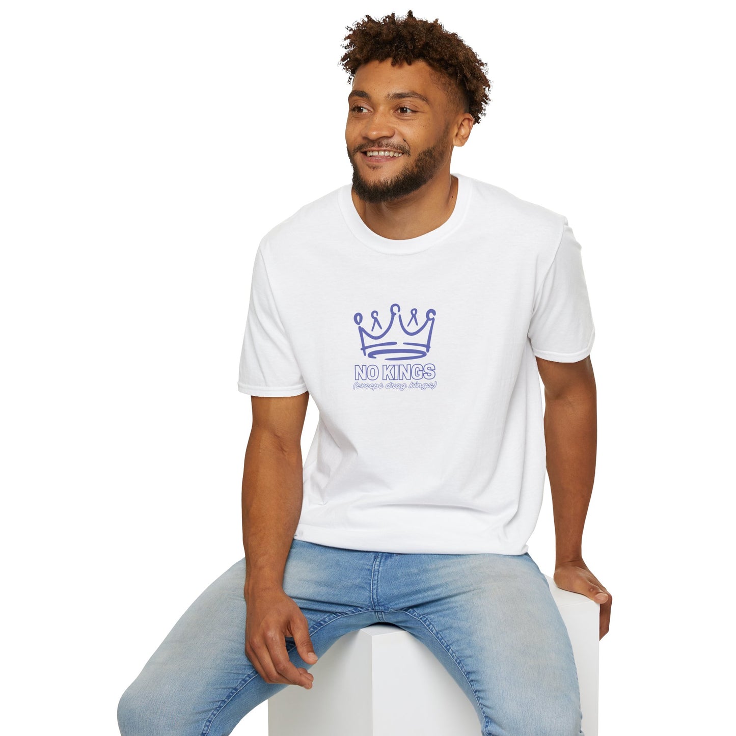 No Kings Except Drag Kings Unisex Softstyle T-Shirt
