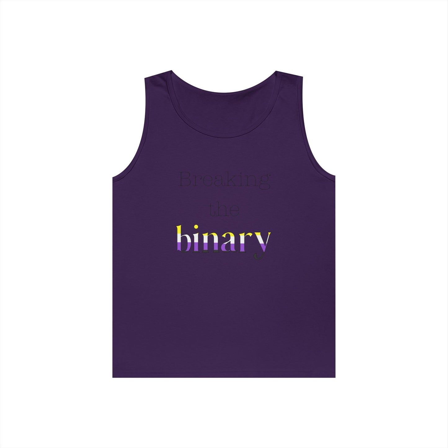 Breaking the Binary Unisex Heavy Cotton Tank Top