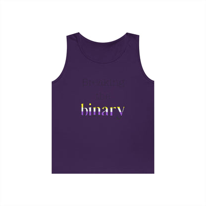 Breaking the Binary Unisex Heavy Cotton Tank Top