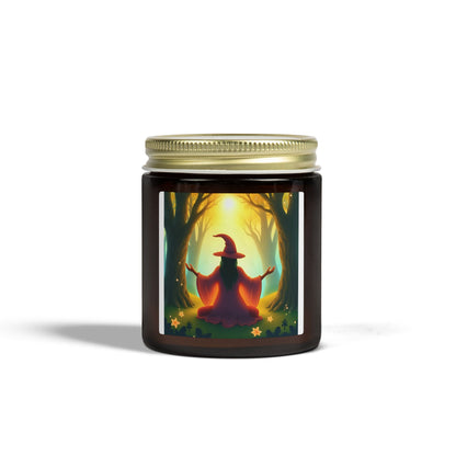 Forest Witch Meditation Scented Candles, Coconut Apricot Wax (4oz, 9oz)
