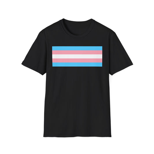 Trans Pride Flag Unisex Softstyle T-Shirt