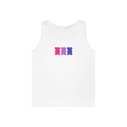 Bisexual Pride Gummy Bears Unisex Heavy Cotton Tank Top