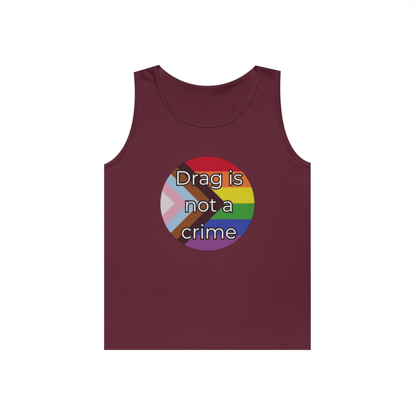 Drag Is Not A Crime Unisex Heavy Cotton Tank Top