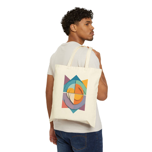 Yoga Mindfulness Cotton Canvas Tote Bag