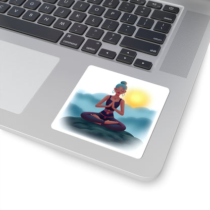 Cloud Meditation Kiss-Cut Stickers