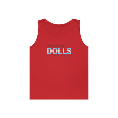 Protect the Dolls Including the Kens Unisex Heavy Cotton Tank Top