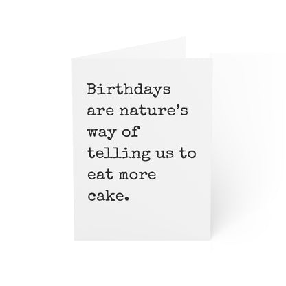 Eat More Cake Birthday Card