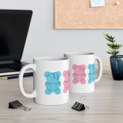 Trans Pride Gummy Bears Coffee Mug (11oz/15oz)