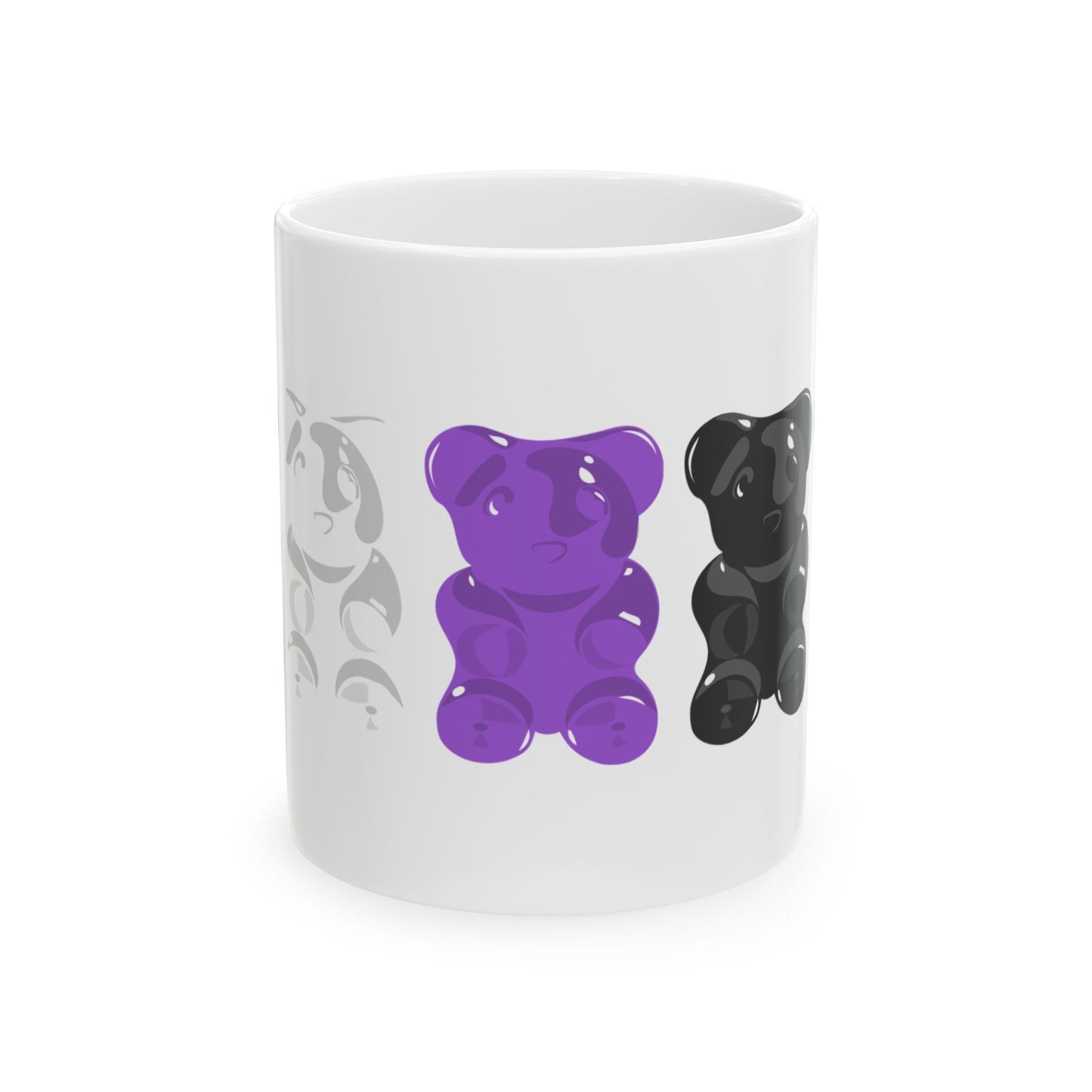 Genderfluid Pride Gummy Bears Coffee Mug (11oz/15oz)