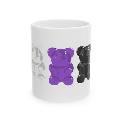 Genderfluid Pride Gummy Bears Coffee Mug (11oz/15oz)