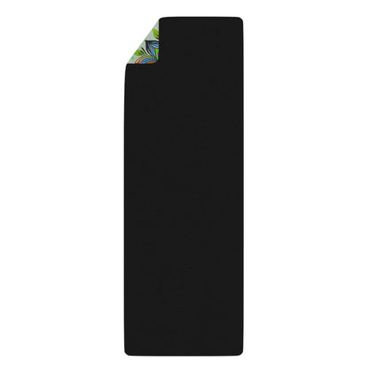 Floral Meditation Rubber Yoga Mat