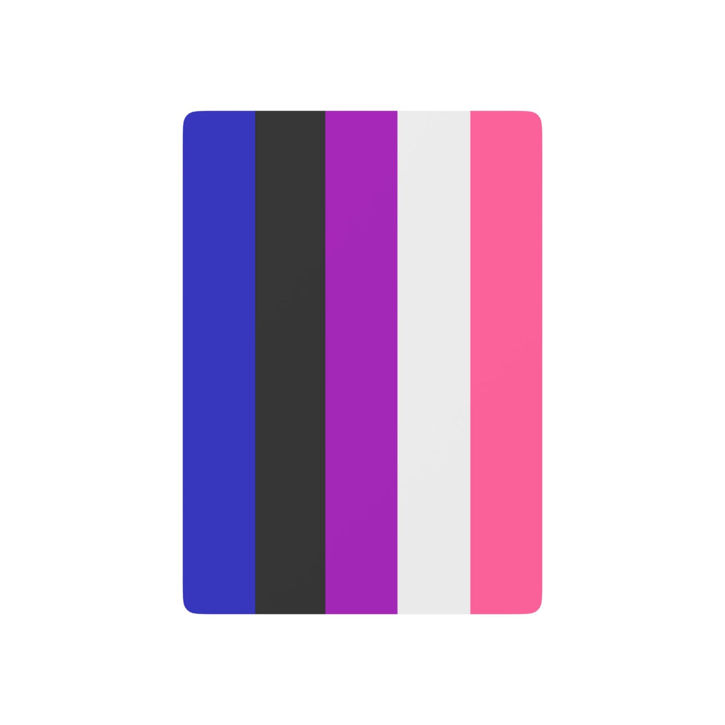 Genderfluid Pride Flag Playing Cards