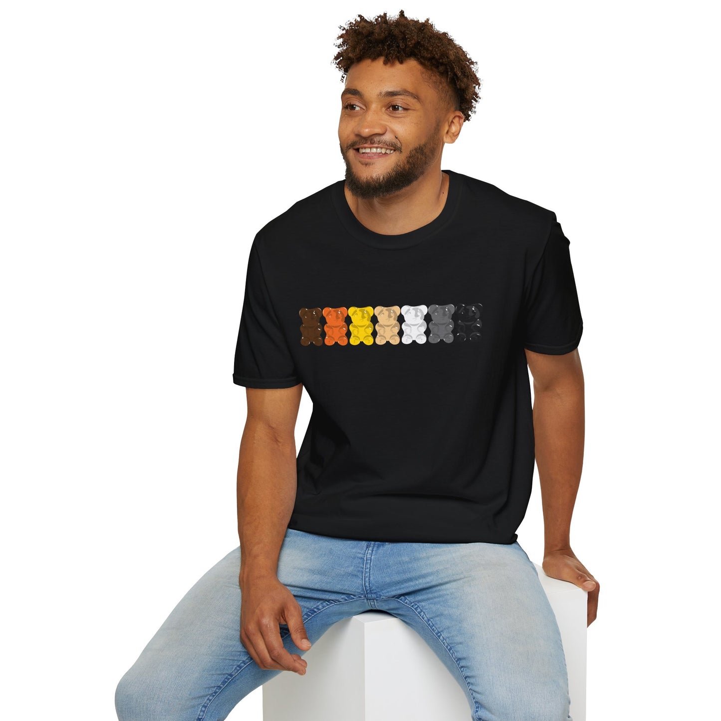 Bear Pride Gummy Bears Unisex Softstyle T-Shirt