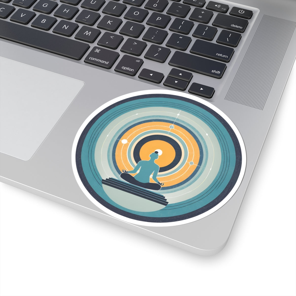 Circle of Meditation Kiss-Cut Stickers