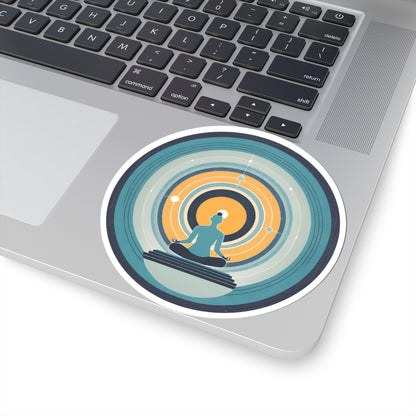 Circle of Meditation Kiss-Cut Stickers