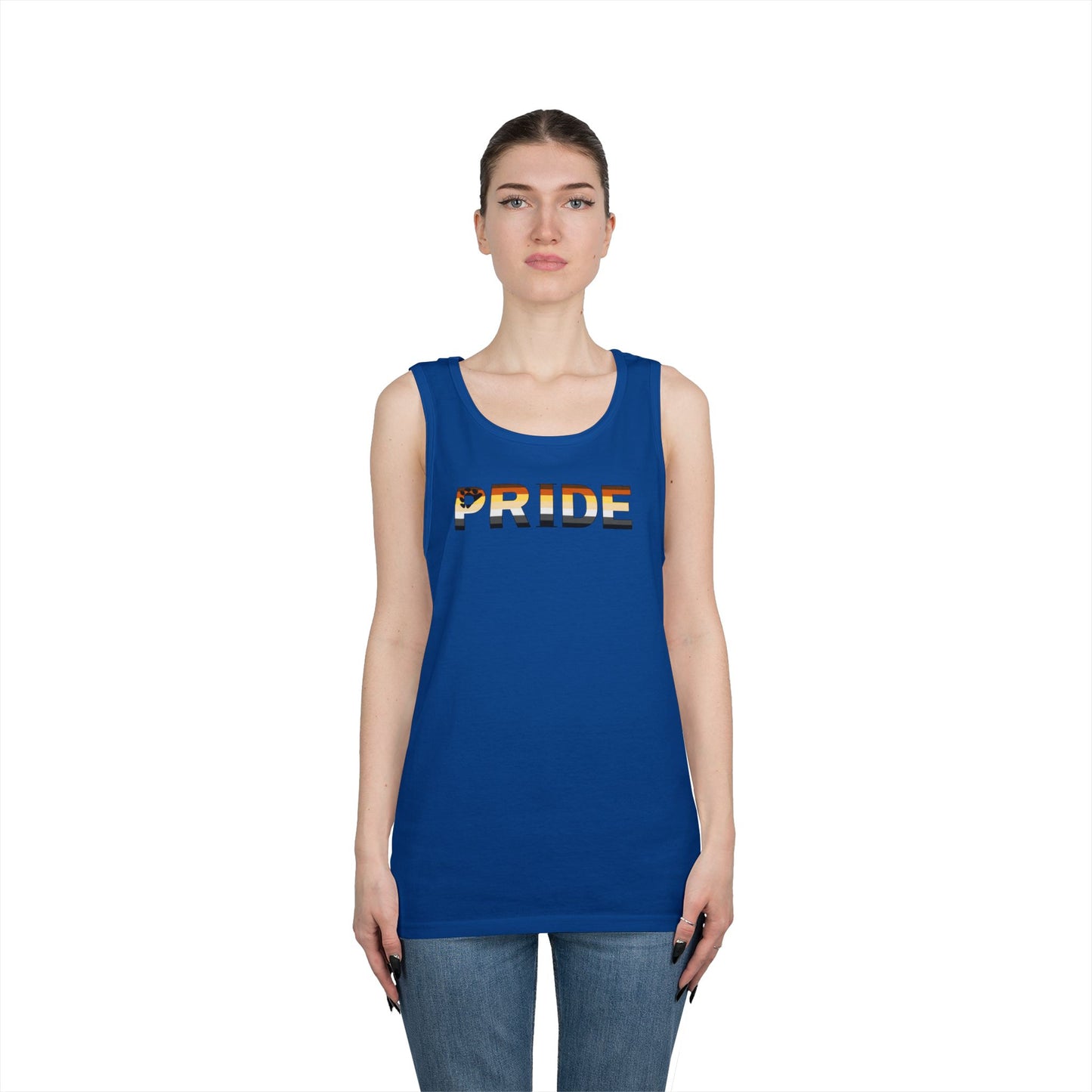 Bear PRIDE Unisex Heavy Cotton Tank Top