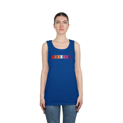 Lesbian Pride Gummy Bears Unisex Heavy Cotton Tank Top