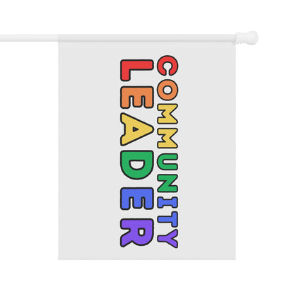 Community Leader Rainbow Garden Flag