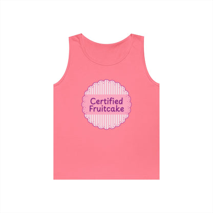 Certified Fruitcake Unisex Heavy Cotton Tank Top