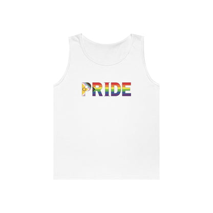 Inclusive Rainbow PRIDE Unisex Heavy Cotton Tank Top