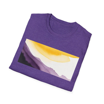 Nonbinary Pride Watercolor Unisex Softstyle T-Shirt