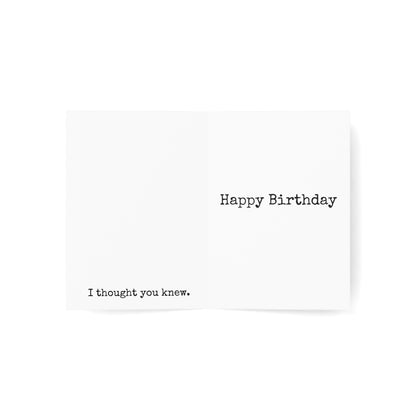 Sorry I Called You Old Birthday Card