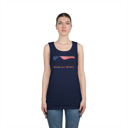 We the People Means All People Unisex Heavy Cotton Tank Top