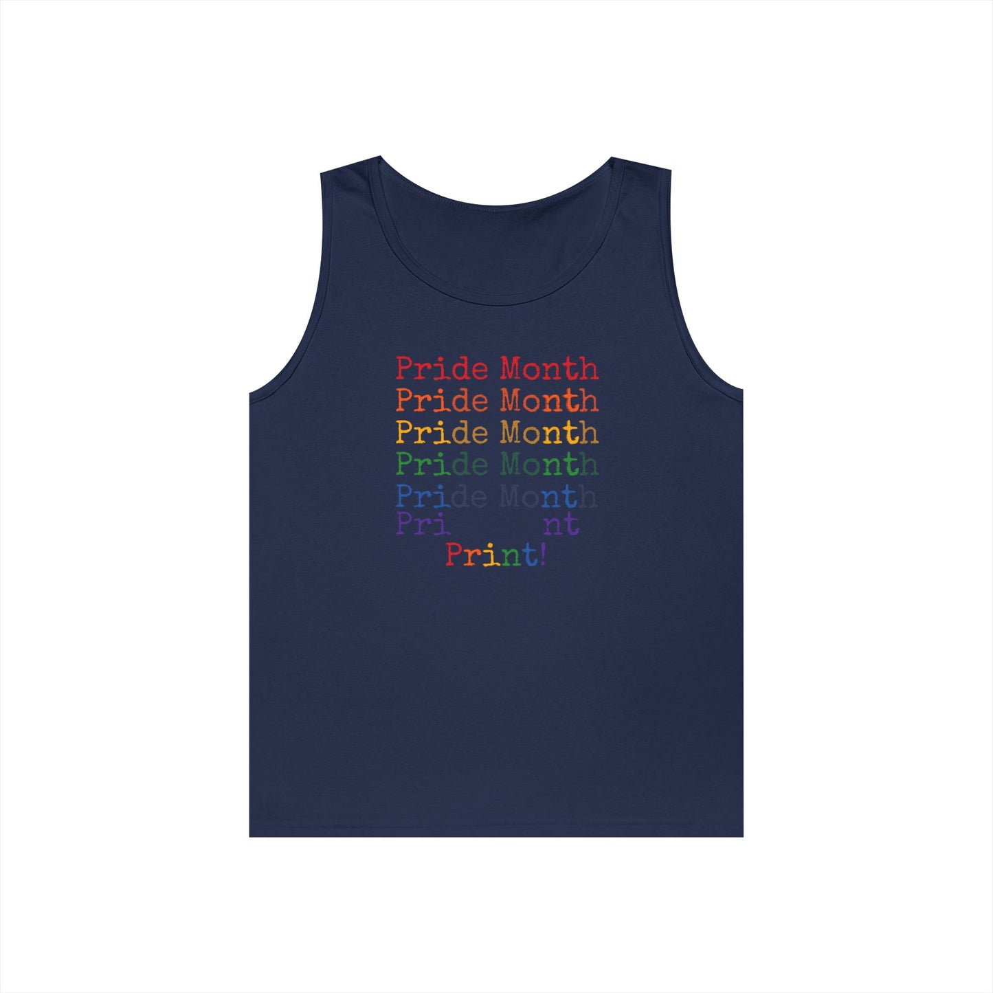 Pride Month PRINT Unisex Heavy Cotton Tank Top