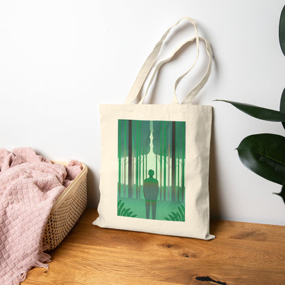 Forest of Mindfulness Cotton Canvas Tote Bag