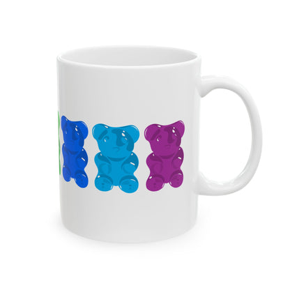 Rainbow Pride Gummy Bears Coffee Mug (11oz/15oz)