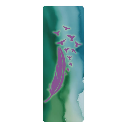 Birds of a Feather Rubber Yoga Mat