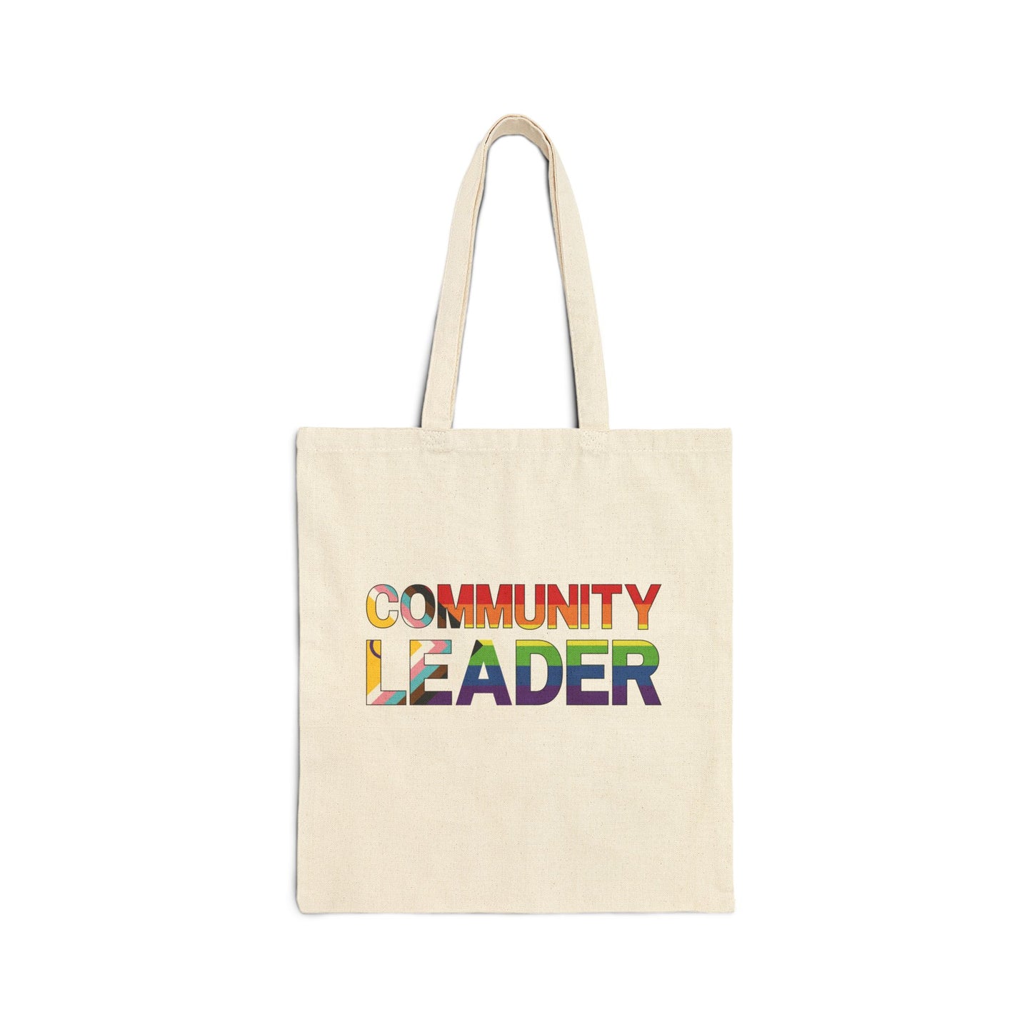 Community Leader Pride Canvas Tote