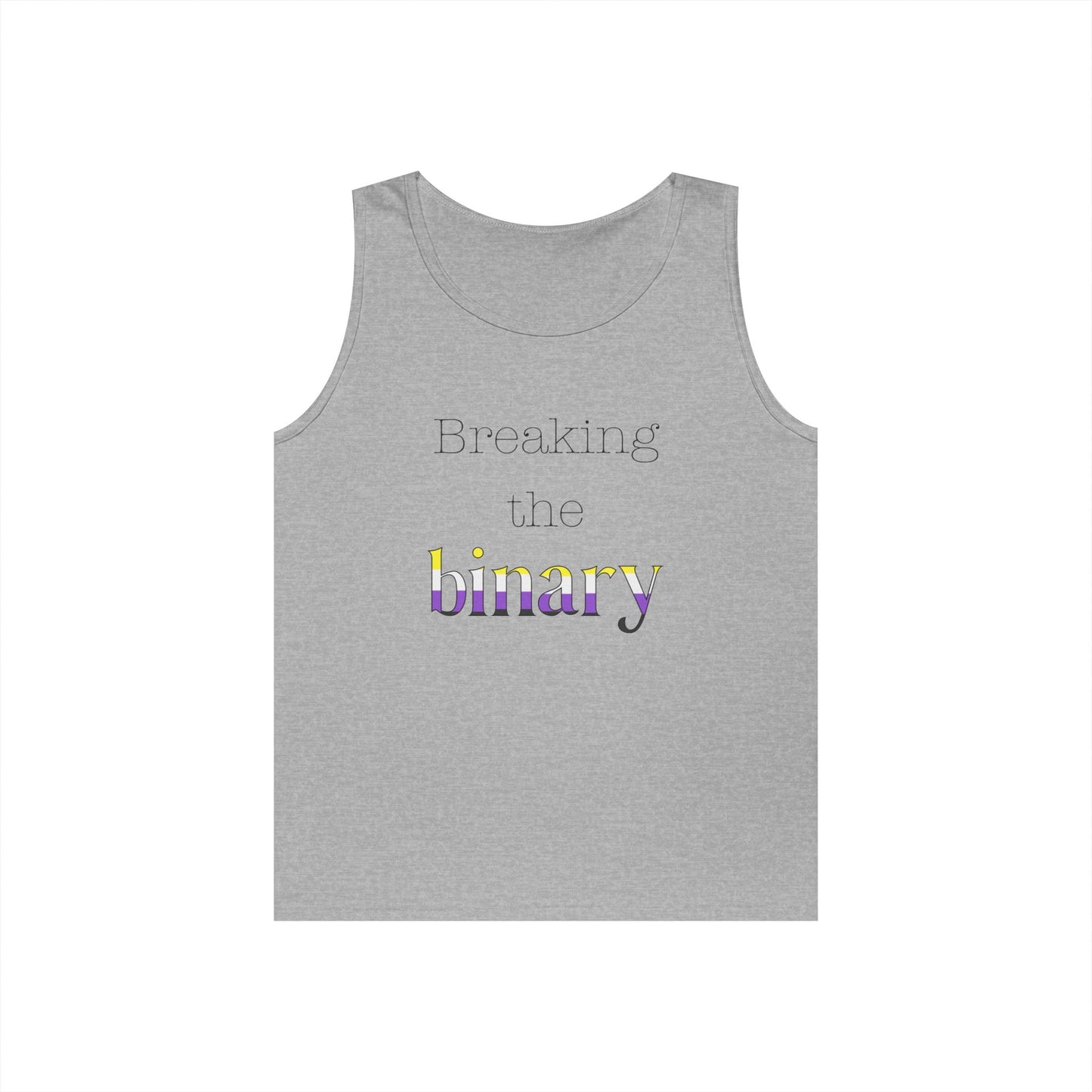 Breaking the Binary Unisex Heavy Cotton Tank Top