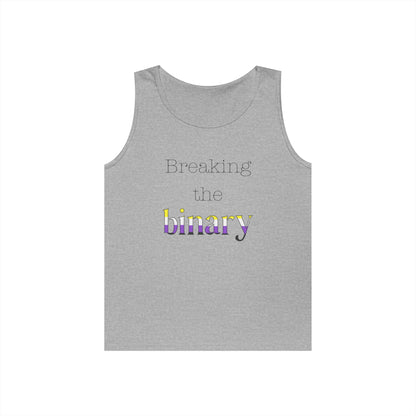 Breaking the Binary Unisex Heavy Cotton Tank Top
