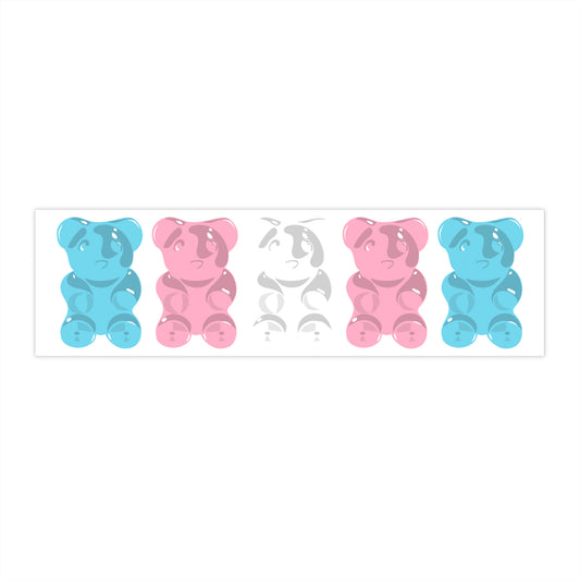 Trans Pride Gummy Bears Bumper Stickers