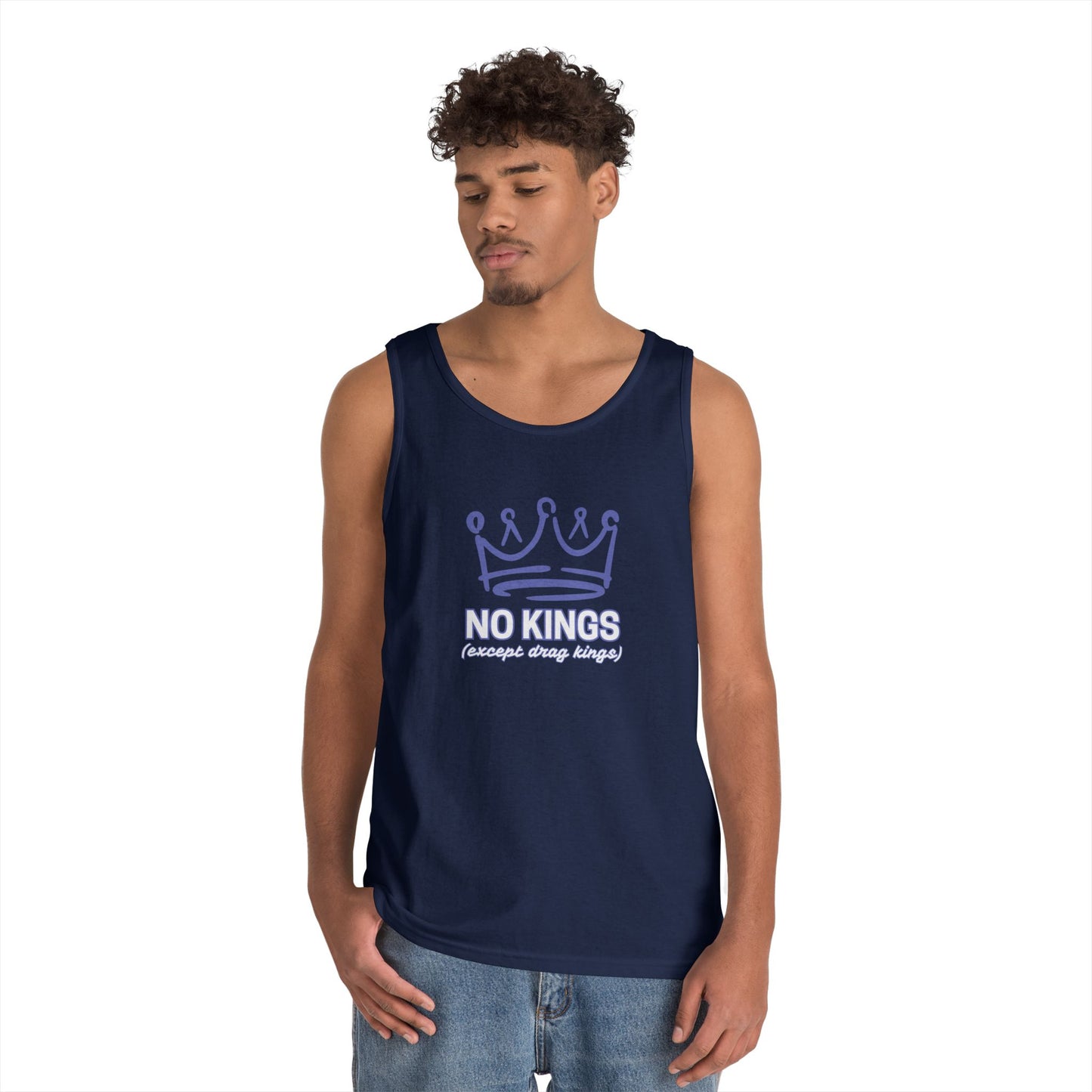 No Kings Except Drag Kings Unisex Heavy Cotton Tank Top