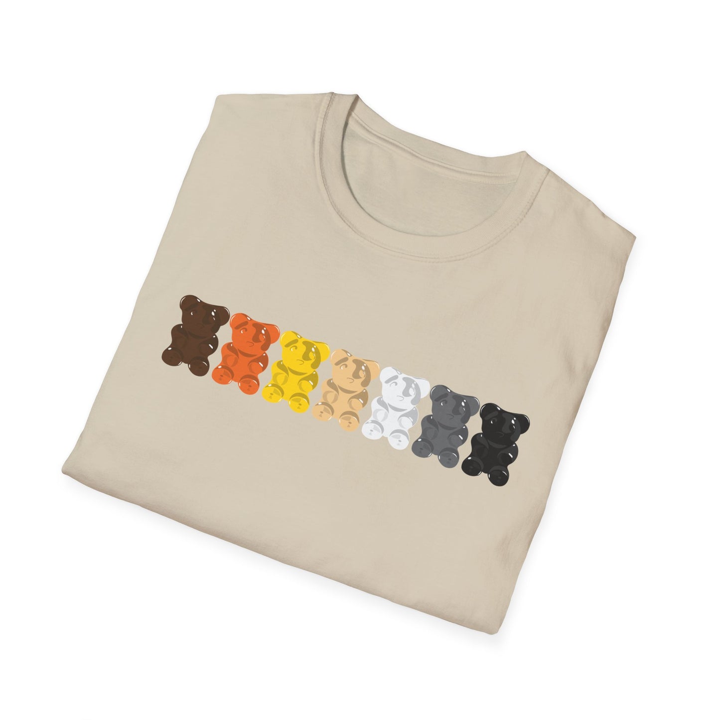Bear Pride Gummy Bears Unisex Softstyle T-Shirt