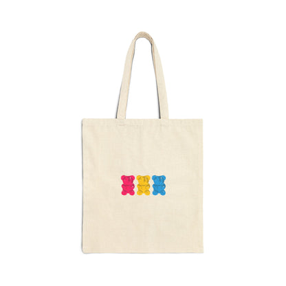 Pansexual Pride Gummy Bears Canvas Tote