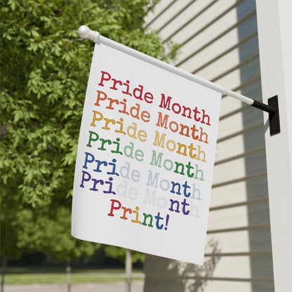 Pride Month PRINT Garden Flag
