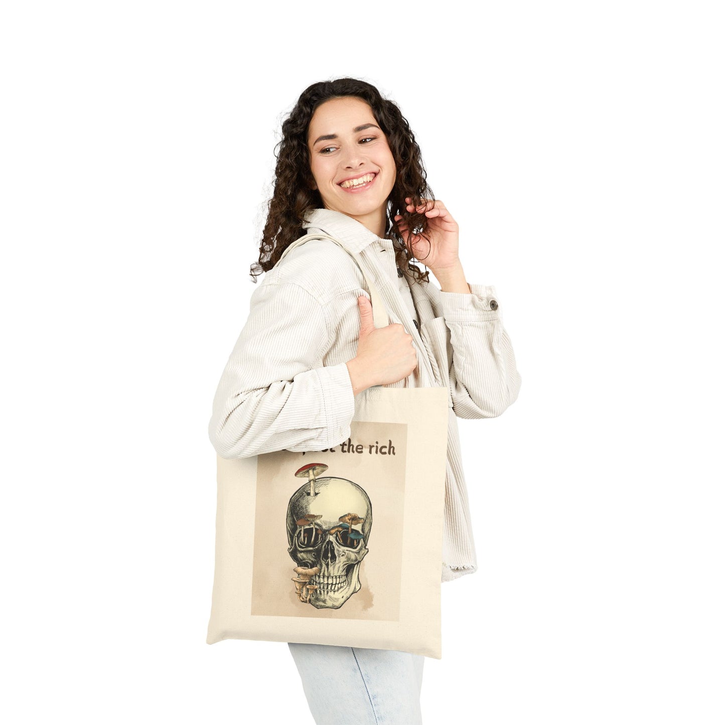 Compost the Rich Cotton Canvas Tote Bag