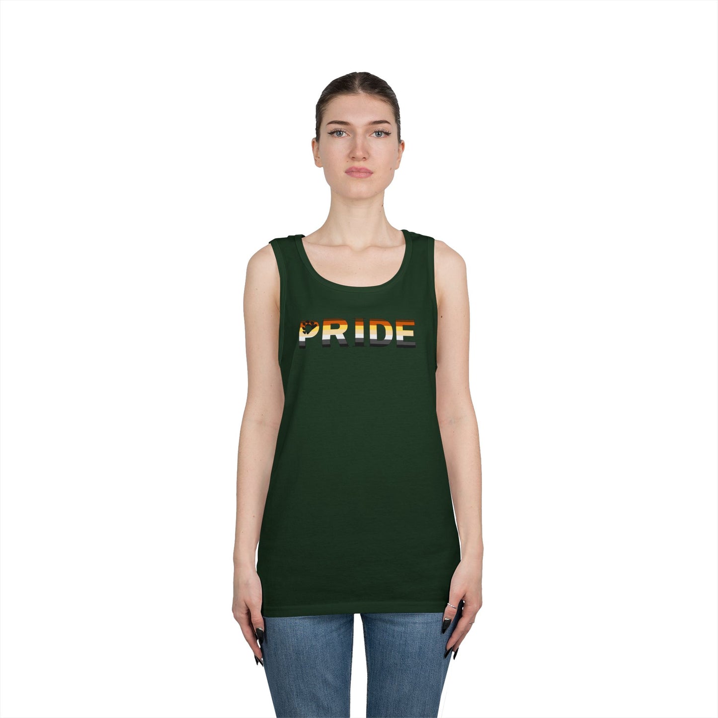 Bear PRIDE Unisex Heavy Cotton Tank Top
