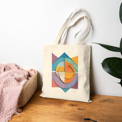 Yoga Mindfulness Cotton Canvas Tote Bag