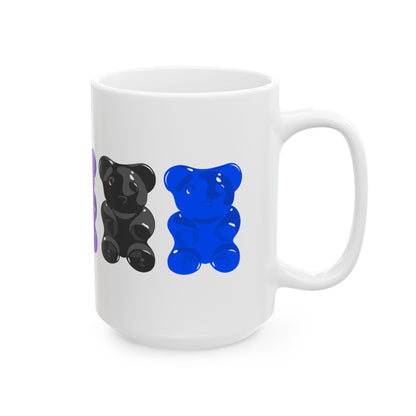 Genderfluid Pride Gummy Bears Coffee Mug (11oz/15oz)