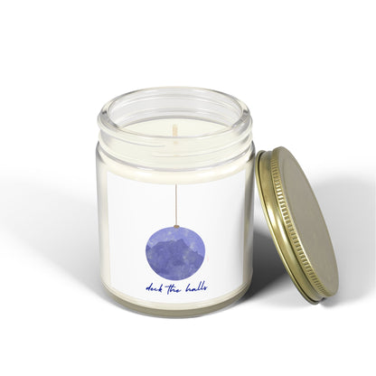 Deck the Halls Scented Candles, Coconut Apricot Wax (4oz, 9oz)